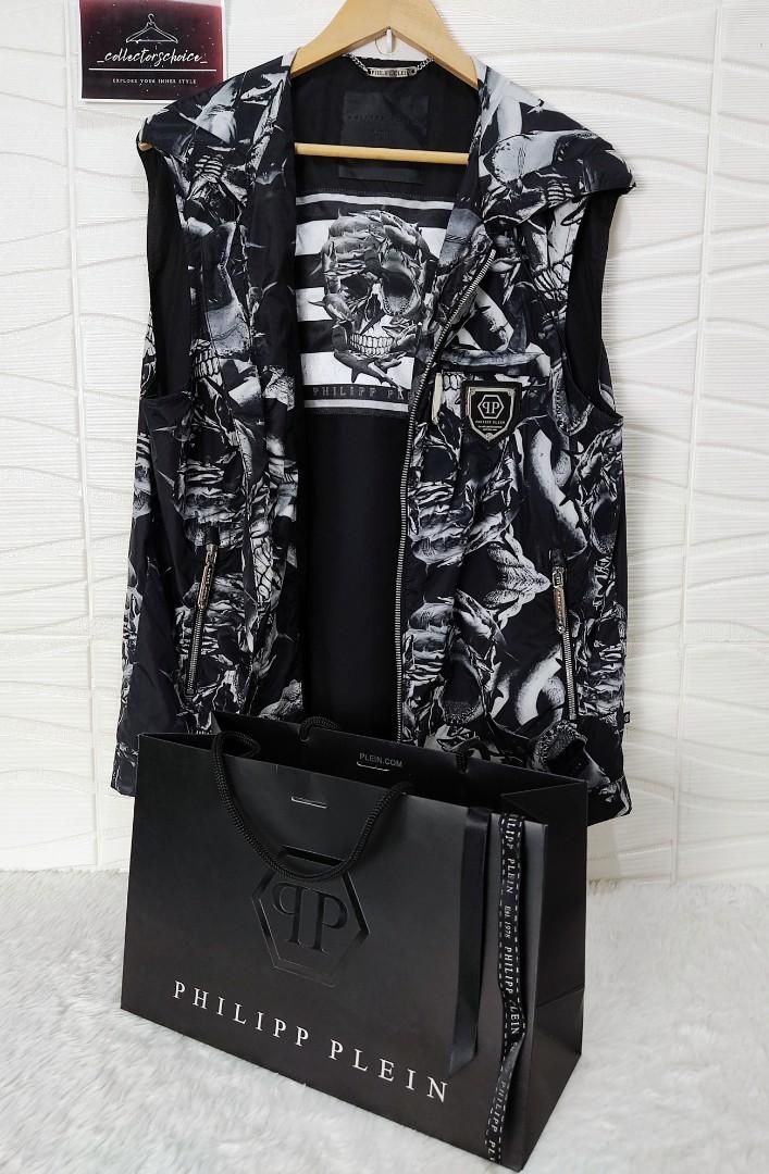 Philipp plein sleeveless hoodie best sale