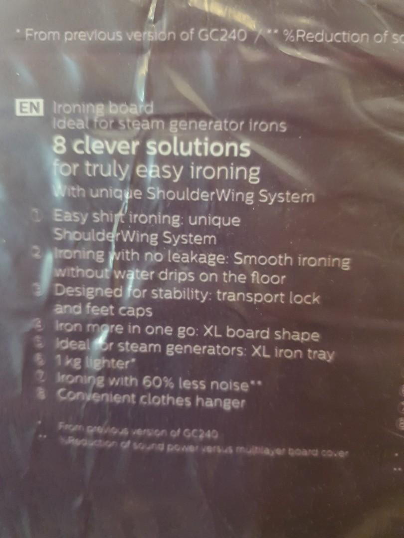 Philips Ironing Board With lots of clever solutions, Furniture & Home