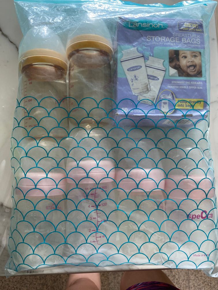 Pigeon and Spectra bottles, Babies & Kids, Nursing & Feeding, Breastfeeding & Bottle Feeding on