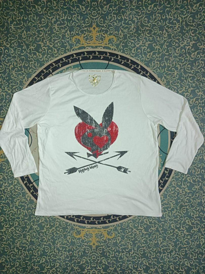 Playboy bunny long sleeve shirt store