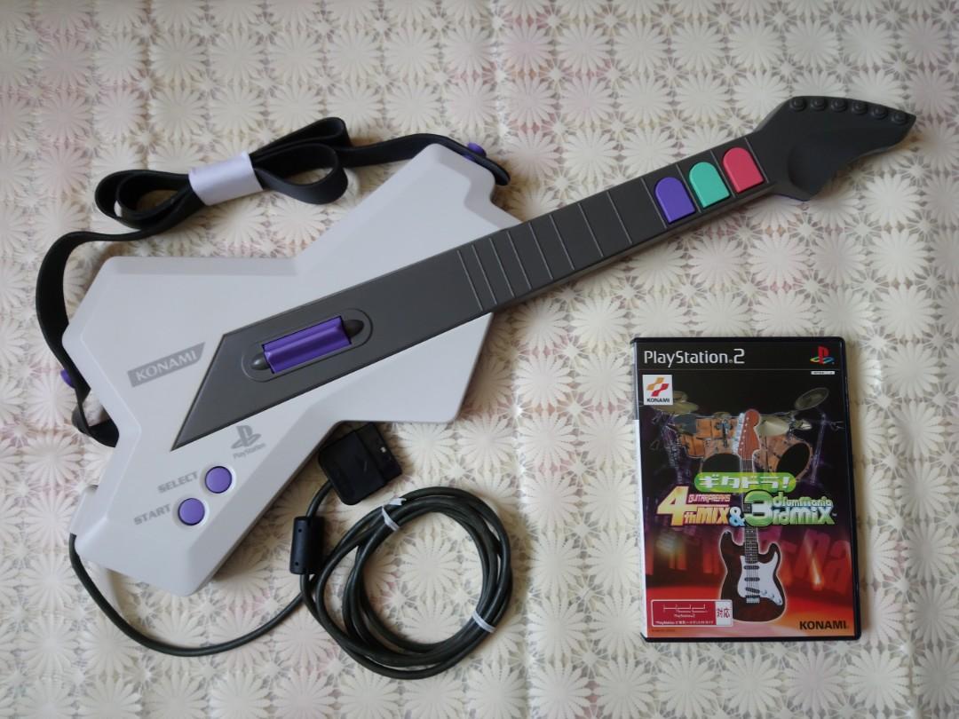 Playstation PS2 Guitarfreaks Controller 日版控制器 結他 + Guitarfreaks 4th Mix