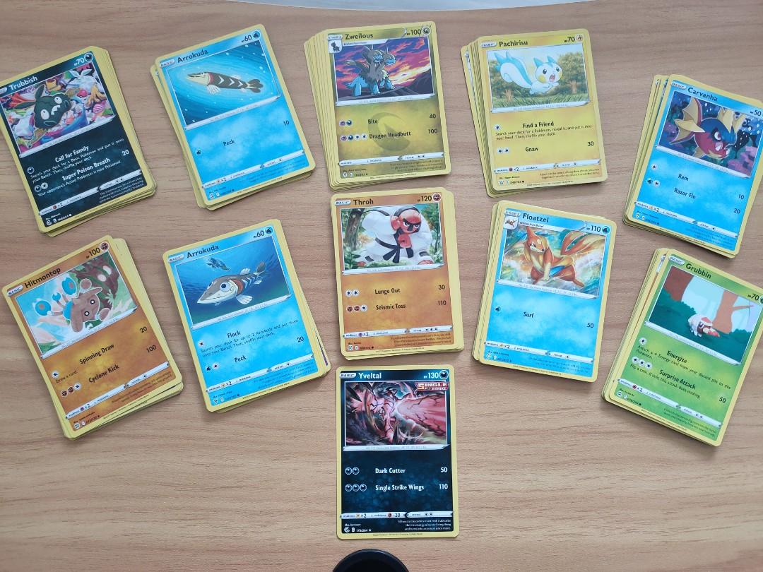 Sword And Shield 50 Cards Pokémon TCG Uncommon/Common No Duplicates Bulk 
