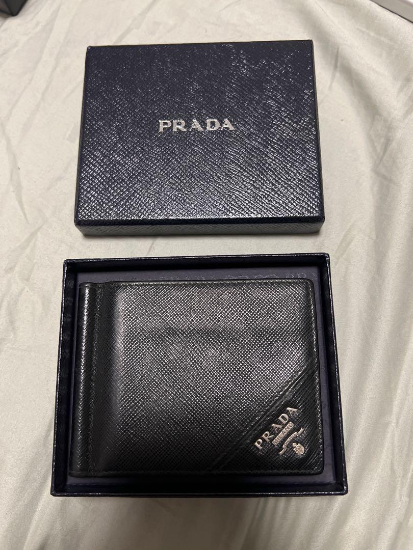 Prada Money Clip Wallet, Men's Fashion, Watches & Accessories, Wallets ...