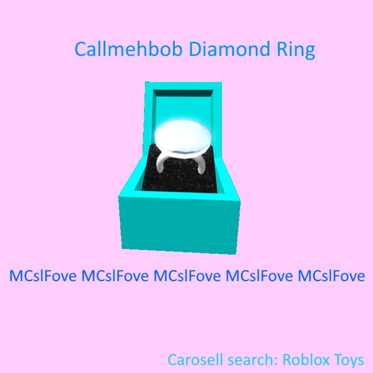 Roblox Toy Codes Royale High Callmehbob Diamond Ring Fast Delivery