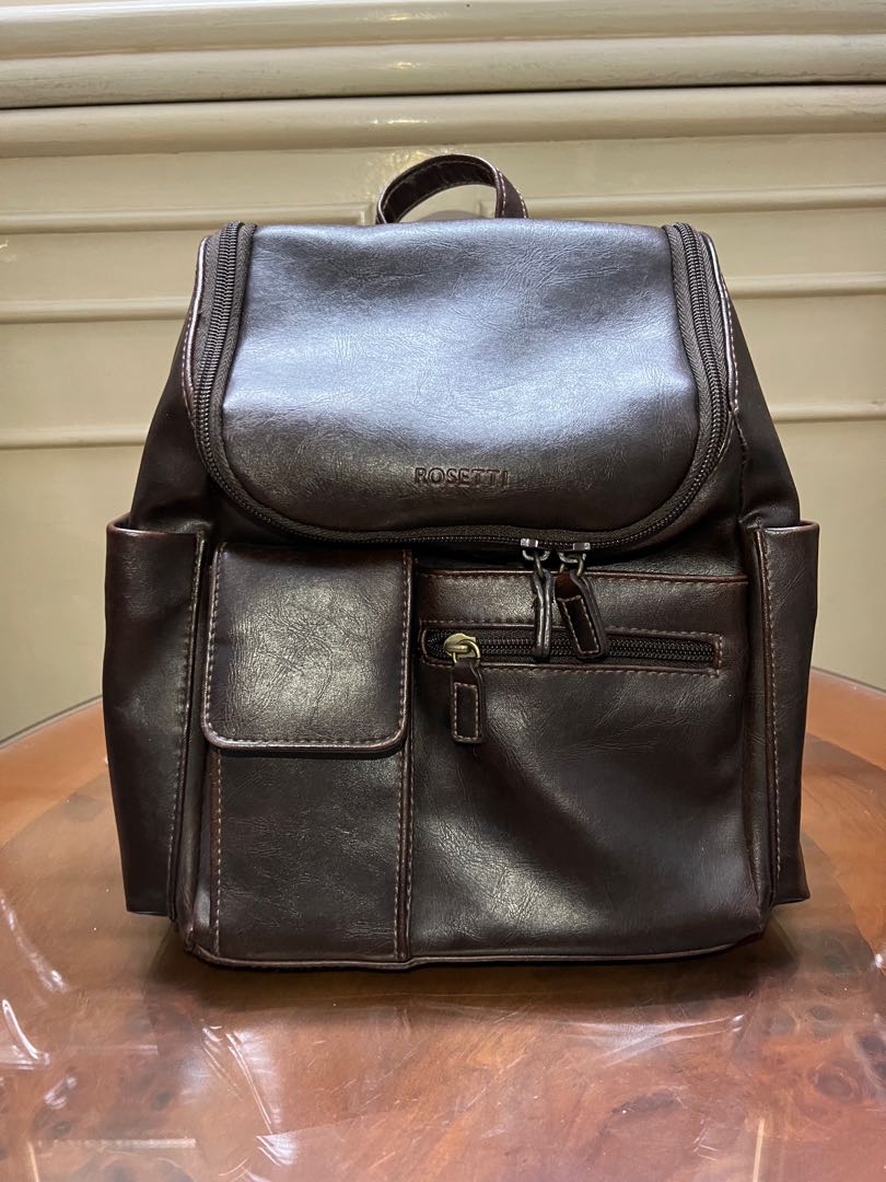 Rosetti leather backpack sales