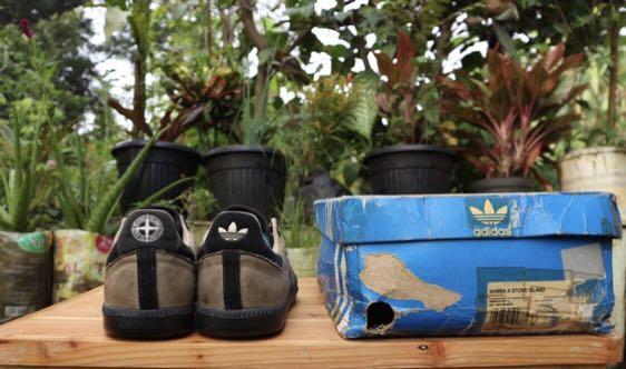 Adidas samba x stone island 褑械薪邪 discount
