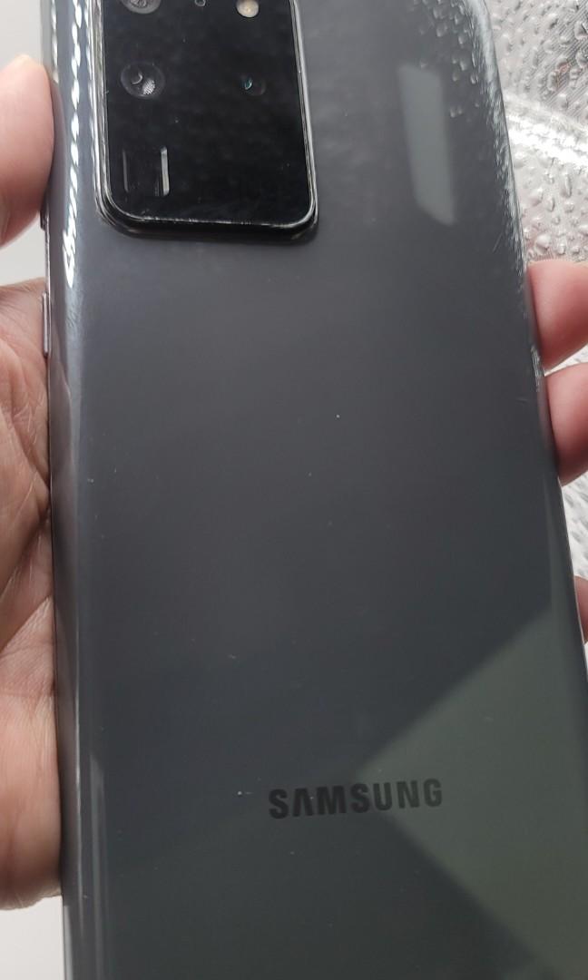 Samsung Galaxy S20 Ultra(12+256GB)港版陳列品(機身有輕微花損), 手提