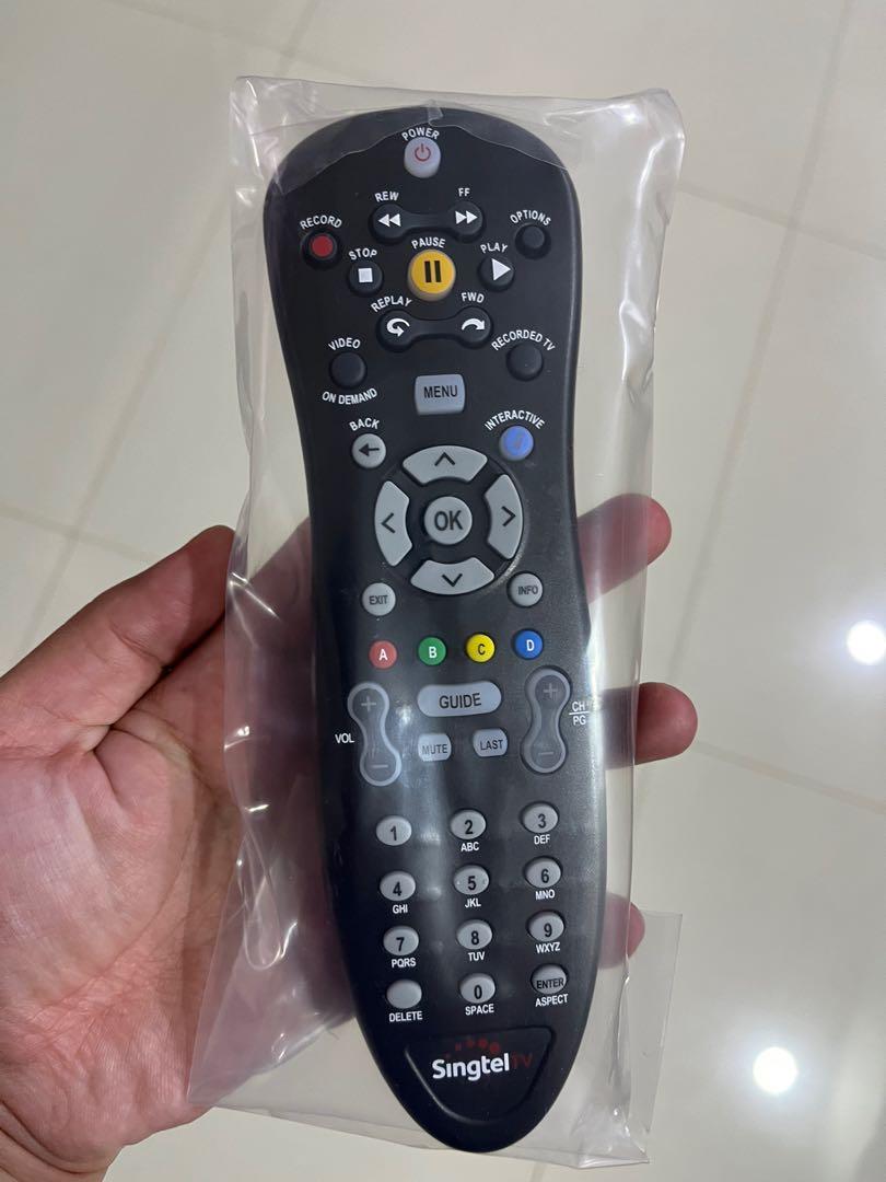 Singtel TV remote control, TV & Home Appliances, TV & Entertainment, TV