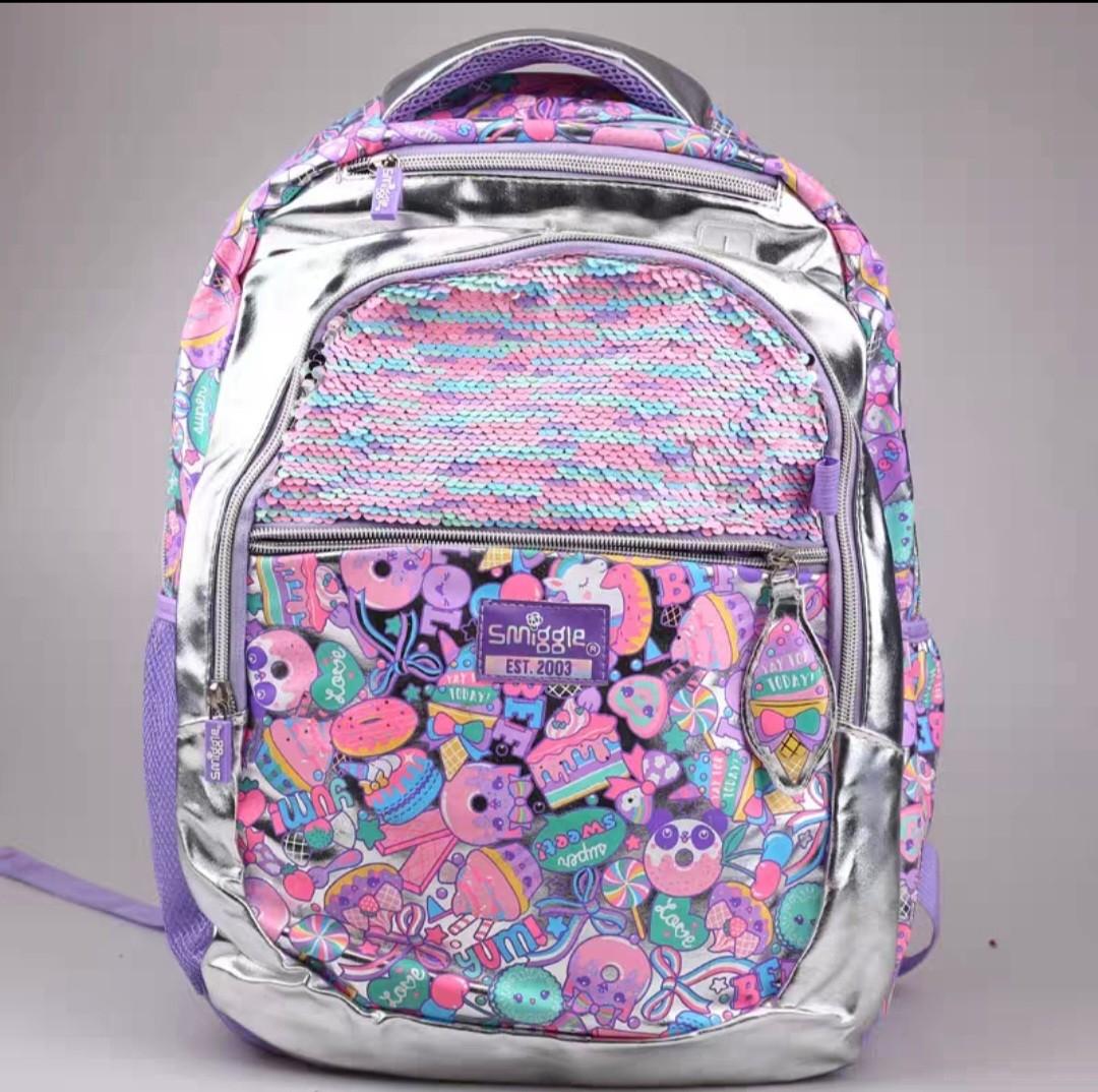 Smiggle 2025 glitter backpack