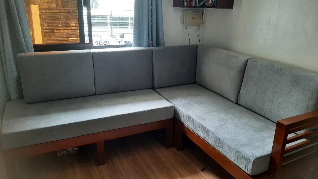 Solid Wood Sala Set with Foam Furniture Home Living Furniture