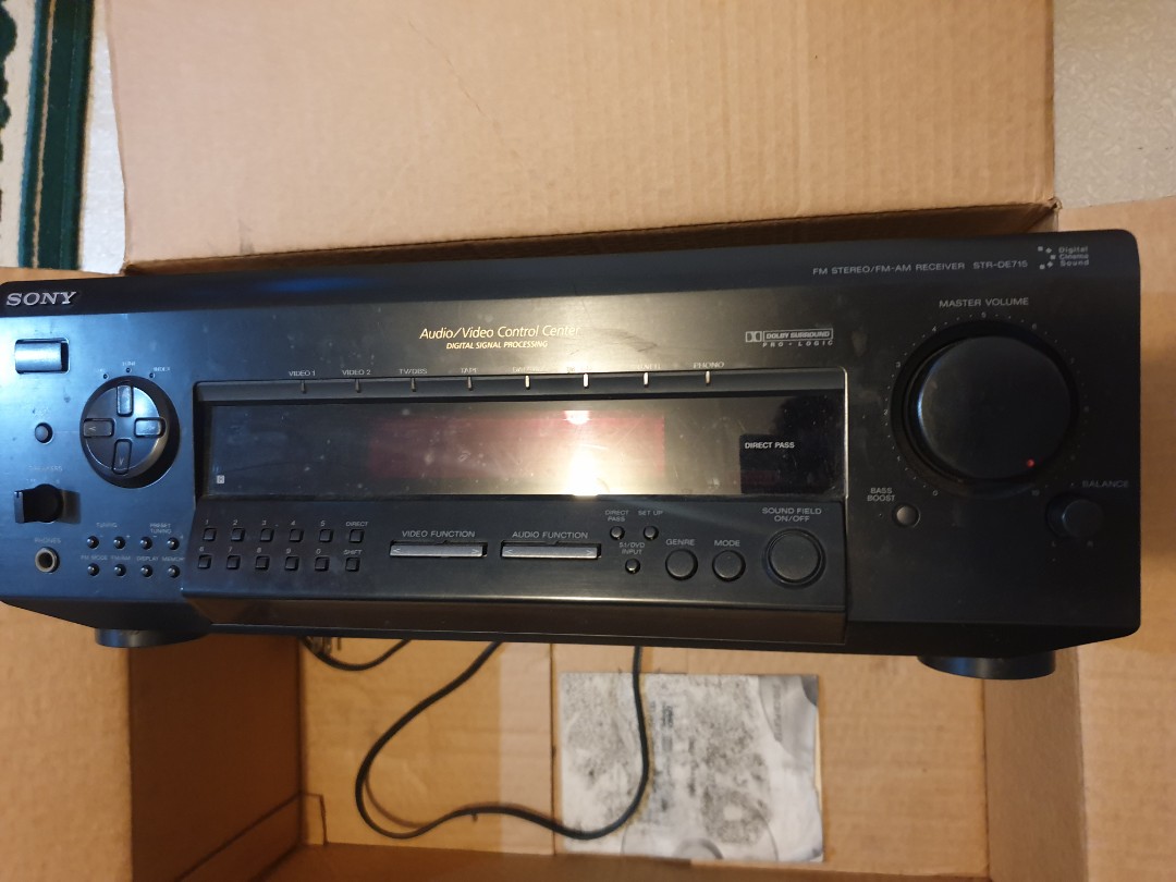 Sony Amplifier (not sure if working), Audio, Soundbars, Speakers