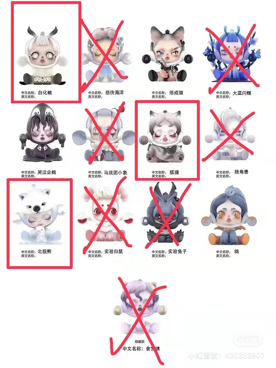 現貨 Sp Skull Panda食夢動物 大閃藍蝶 玩具 公仔on Carousell