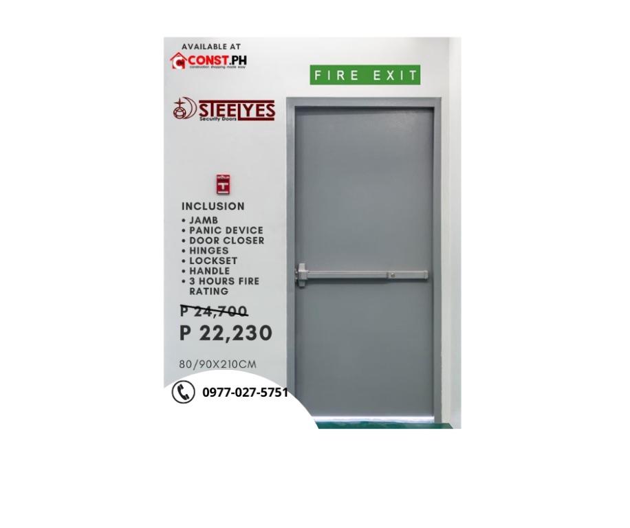 STEELYES FIRE EXIT DOOR, Commercial & Industrial, Construction