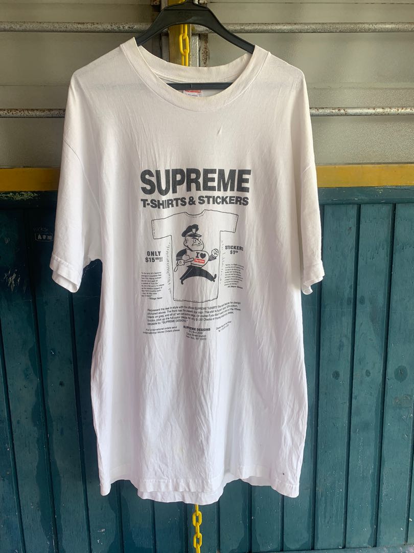 Supreme t shirts and stickers tee new arrivals