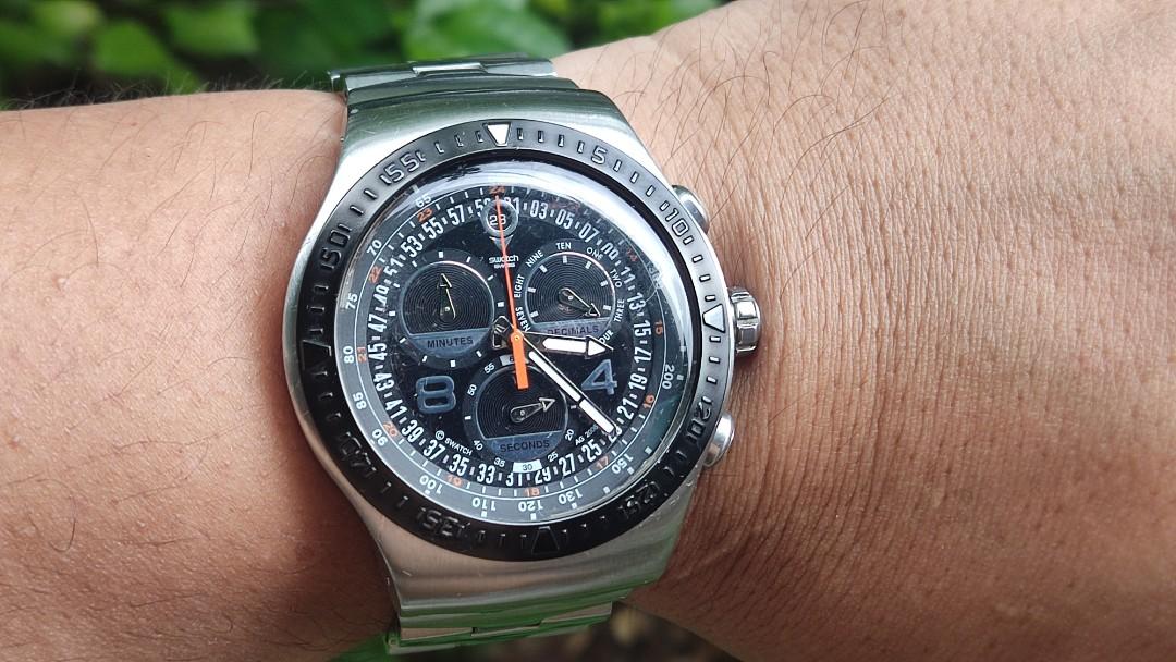 Swatch irony sale big chrono