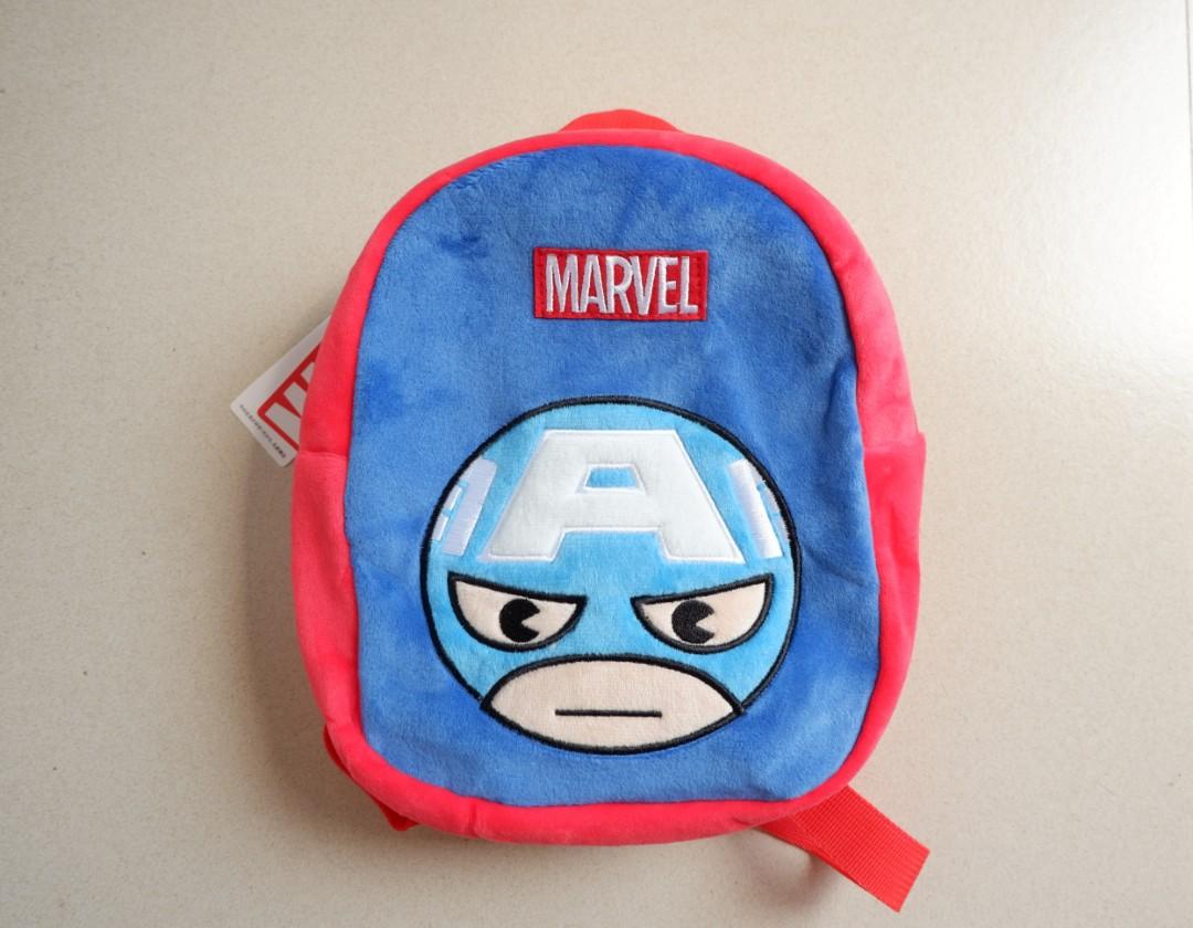 Tas Backpack Anak Marvel Edition Captain America Miniso