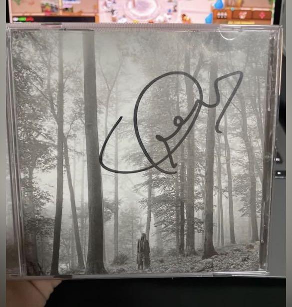 Taylor Swift Signed FOLKLORE Autographed CD Album