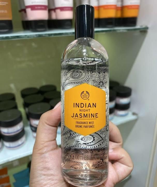 The body shop indian night jasmine fragrance mist 100ml, Kesehatan & Kecantikan, Parfum, Kuku