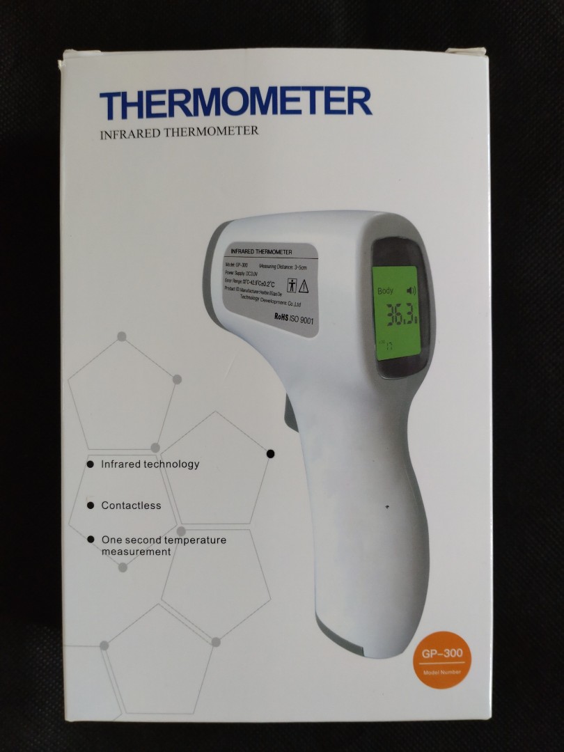 Thermometer Infrared Gp 300 健康及營養食用品 溫度計 Carousell