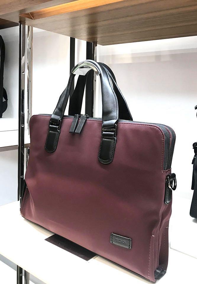 Tumi harrison seneca slim brief discount