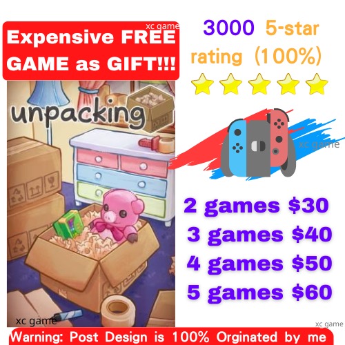 Unpacking Nintendo Switch Game, Video Gaming, Video Games, Nintendo on