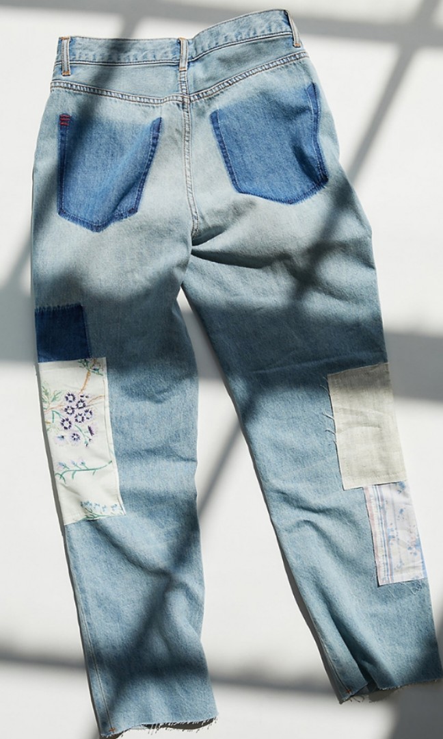 Urban Outfitters Patchwork Jeans High 