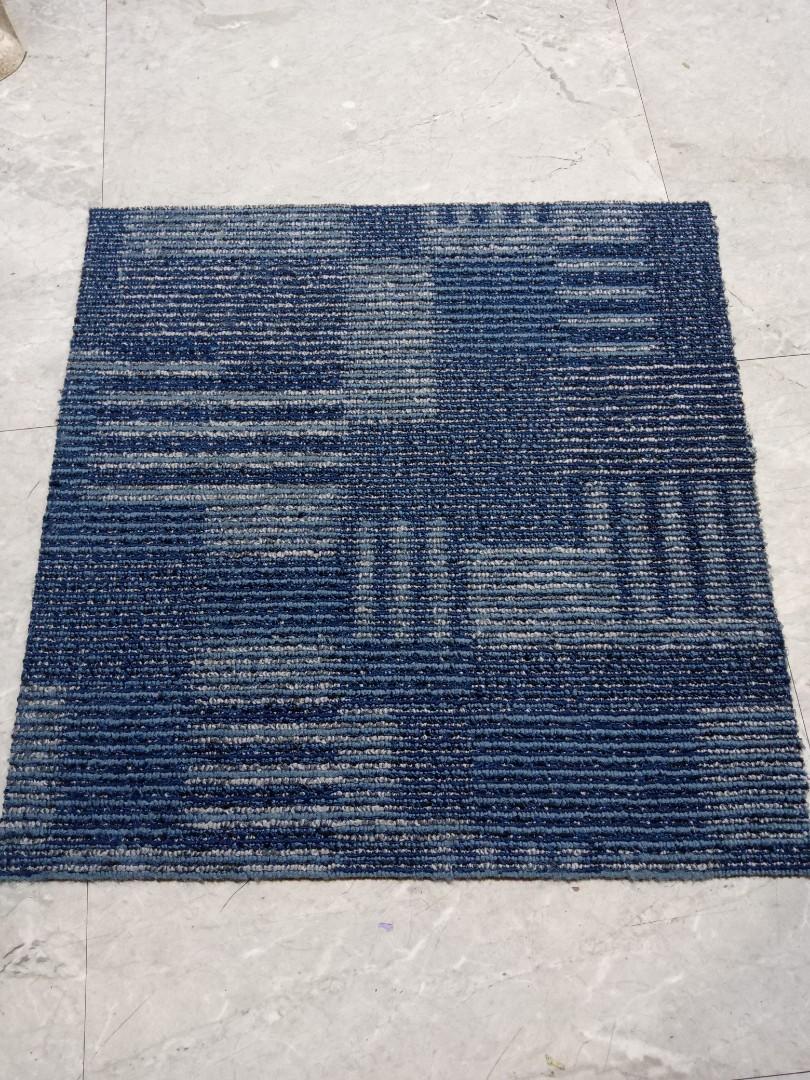 used carpet tile, Furniture & Home Living, Home Decor, Carpets, Mats