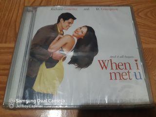 When I Met You OST Movie opm cd