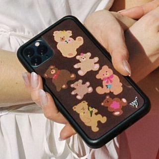 Wildflower Beary Cute iPhone 12/12 Pro Case