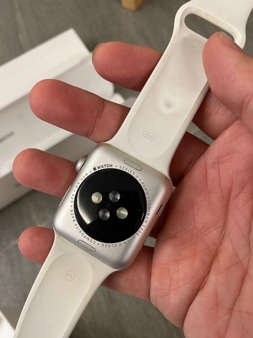 Apple watch series 3 gps 42mm silver outlet
