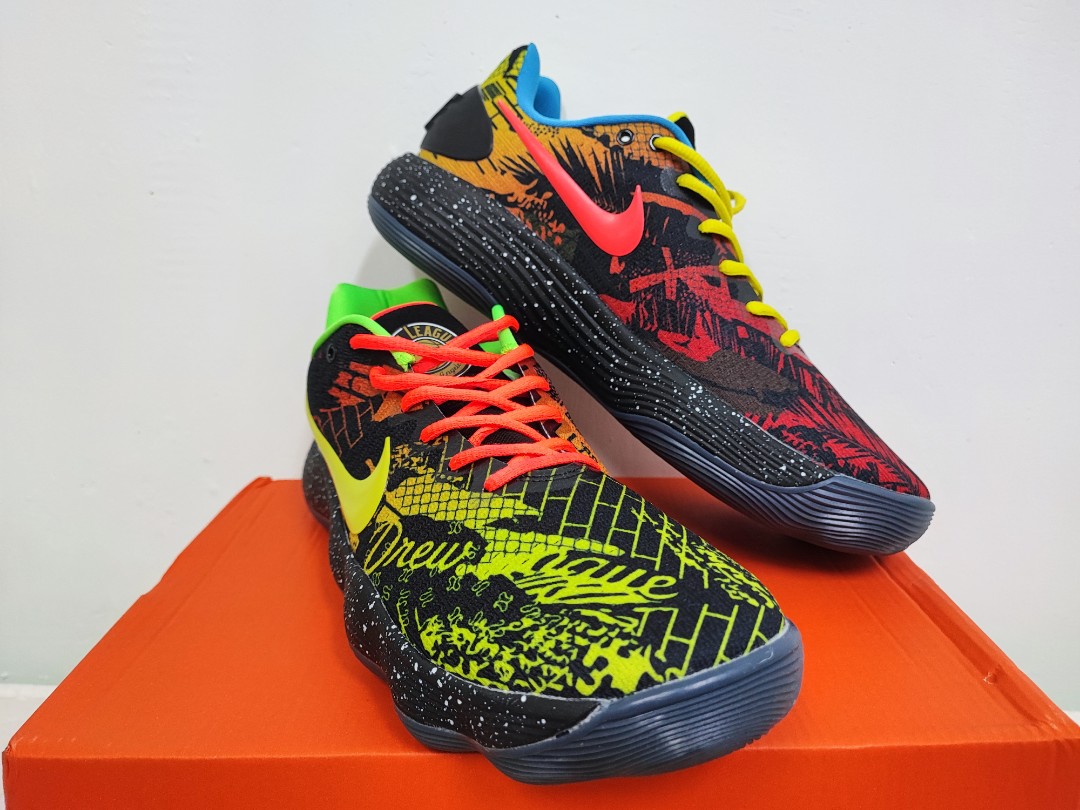 With Free gift Nike Hyperdunk 17 low Drew League basketball shoe