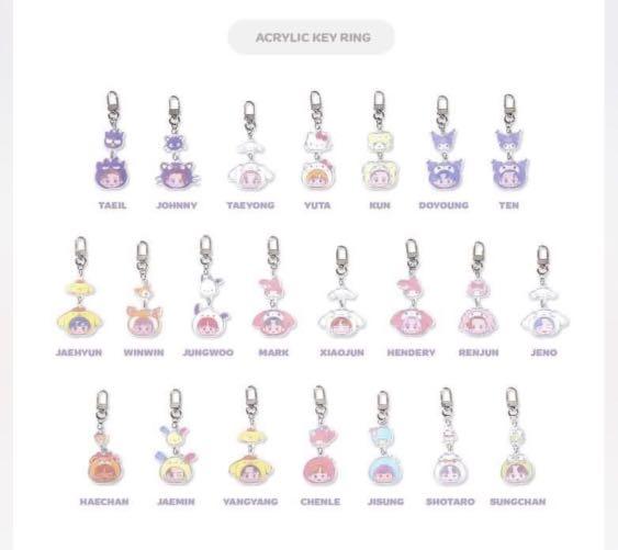 WTB NCT SANRIO KEYRING Hobbies Toys Collectibles