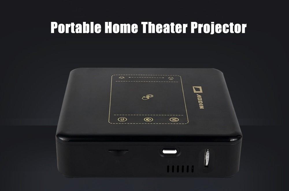 D13 DLP Mini Pocket Projector Black