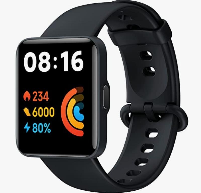 Xiaomi Redmi Watch 2 Lite Smart Watch Black Mobile Phones