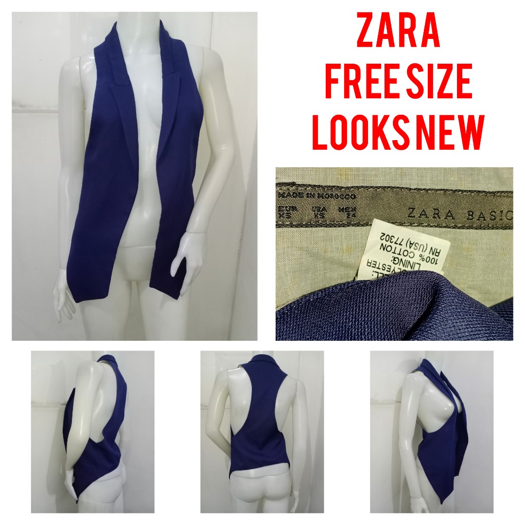 Zara Suit Vest, Women's Fashion, Coats, Jackets and Outerwear on Carousell