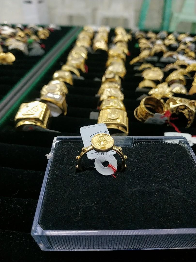 18k gold rosary ring sale