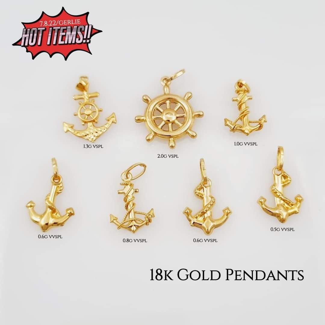 Seamans cross pendant top