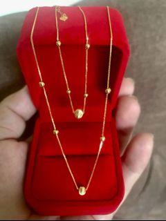 18k Saudi Gold Set (Necklace /bracelet)