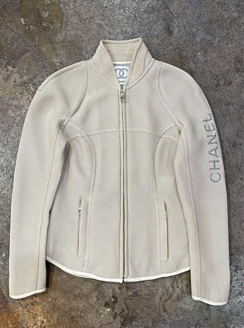 Chanel // Cream Zipped Jacket – VSP Consignment