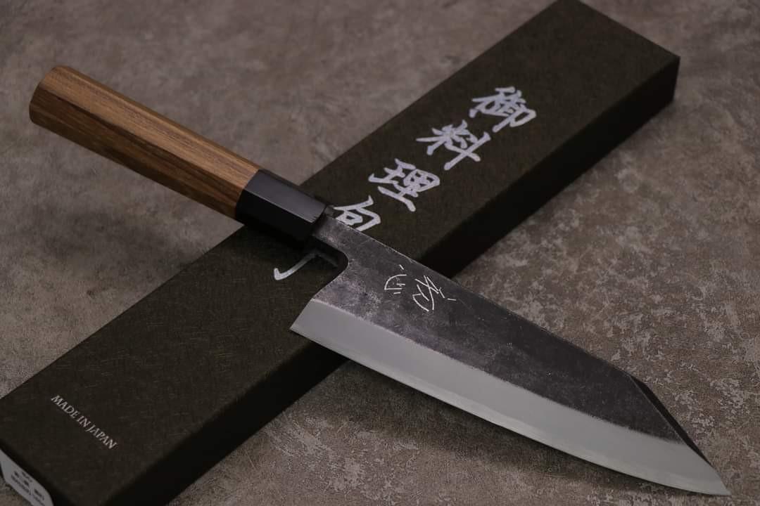 🇯🇵初心【黑打青二鋼切付劍形出刃165mm 】🔥 日本高級廚刀Hatsukokoro 
