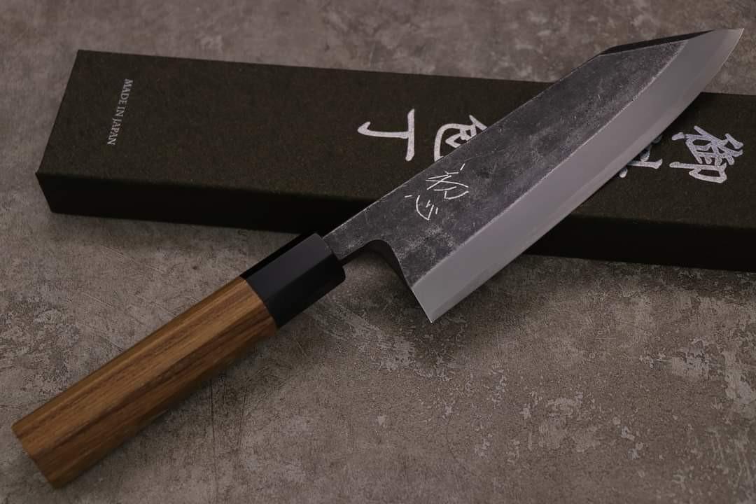🇯🇵初心【黑打青二鋼切付劍形出刃165mm 】🔥 日本高級廚刀Hatsukokoro 