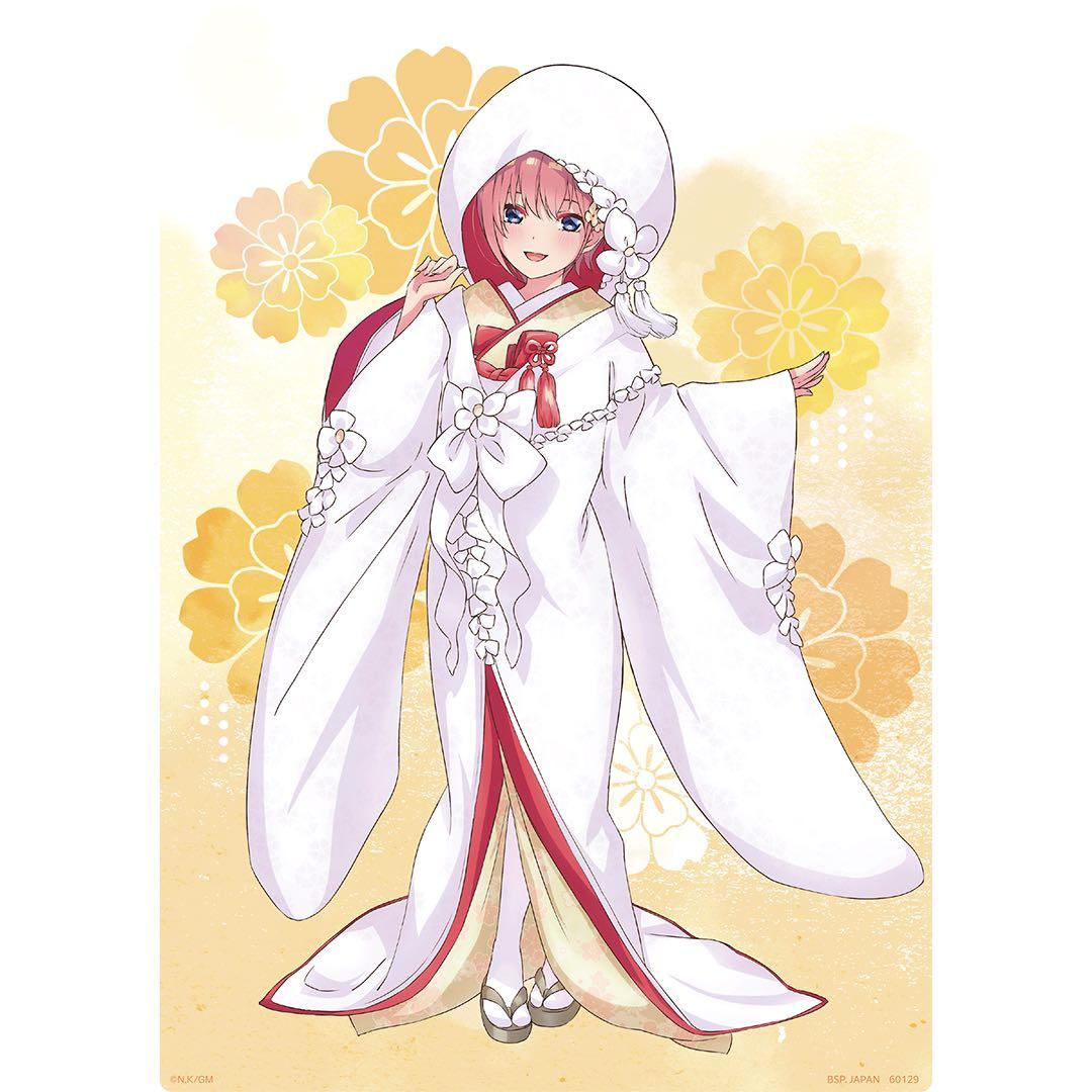 現貨五等分的花嫁五等分的新娘白無垢中野一花 二乃 三玖 四葉 五月一番賞f G H I J賞b5 畫板