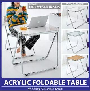 ACRYLIC FOLDABLE TABLE