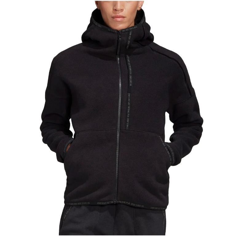 Adidas all black sweatshirt sales