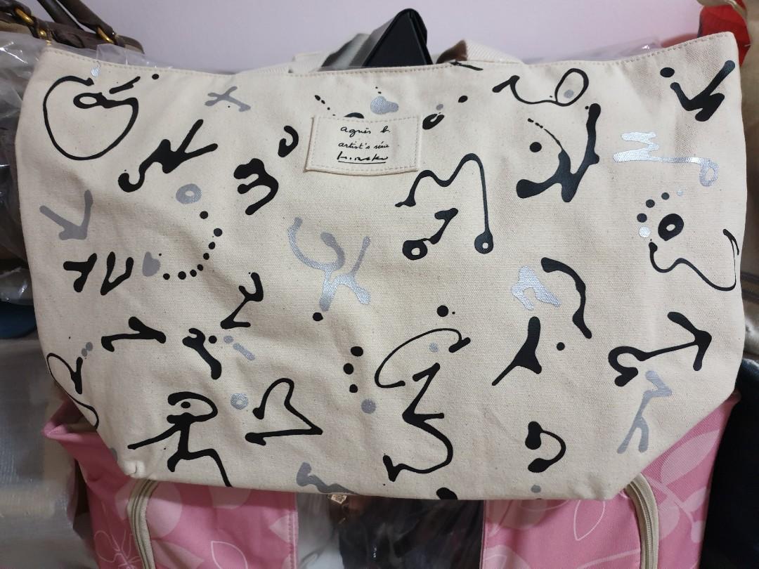 Agnes b canvas bag cheap