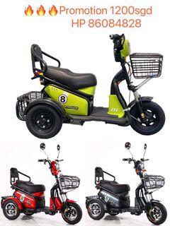 🔥🔥👍🏻all kind Fashion lastest 3 wheel mobilityPMA 48v/60v 23ah 800W,promotion🔥🔥🔥