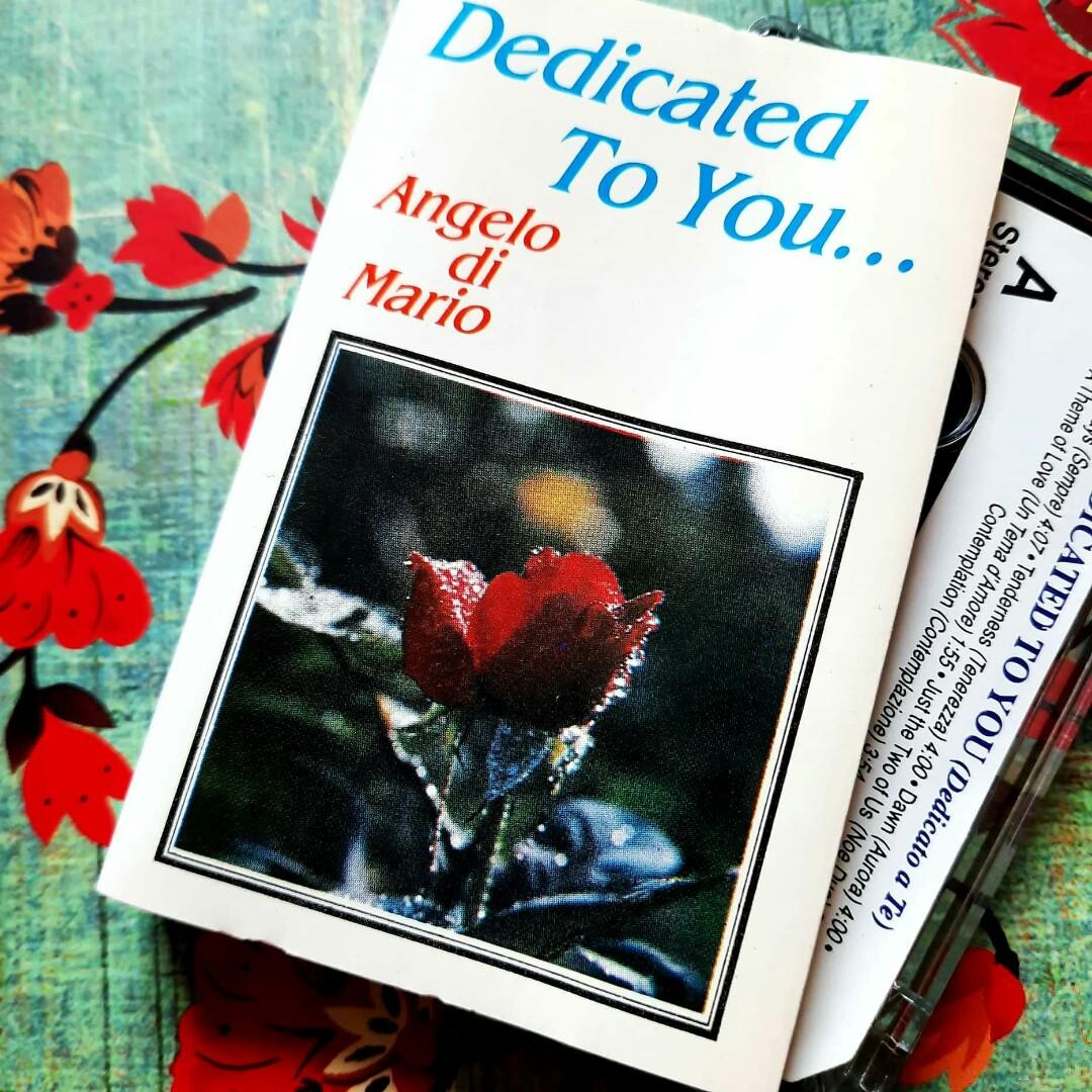 Angelo di Mario (Cassette Tape) Dedicated to You, Hobbies & Toys, Music & Media, CDs & DVDs on