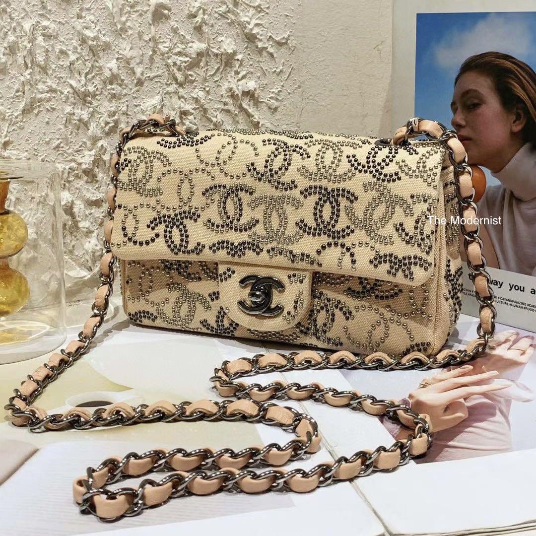 Studded chanel best sale bag