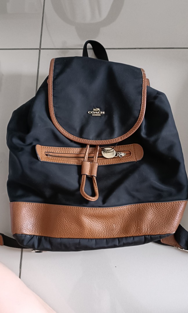 Authentic Coach Nylon Backpack, Luxury 