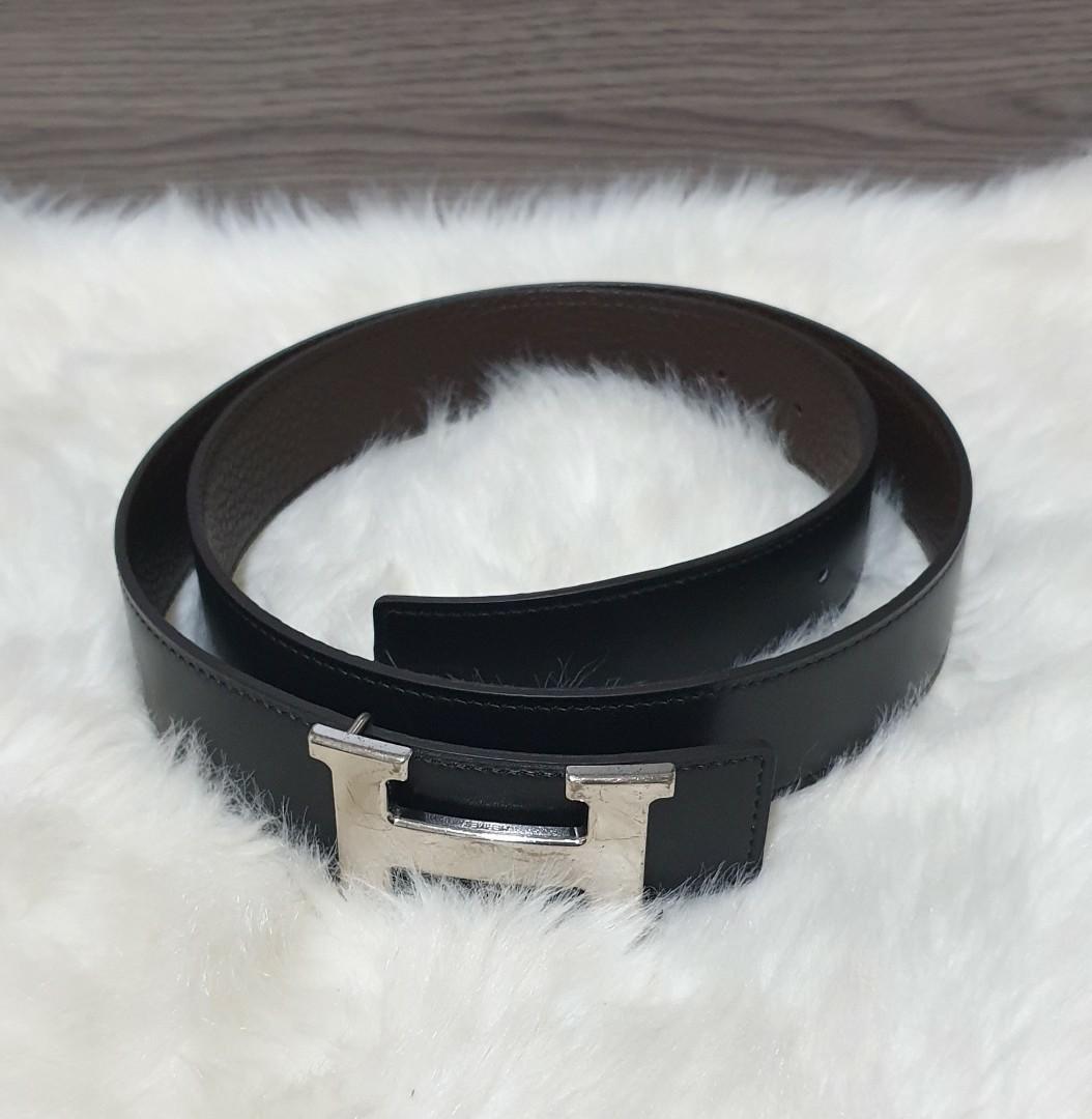Authentic Hermes Belt size 36 (Category: Luxury Accessories) located in Pasig City. Submitted by castlescollections (Listing ID 1172064480, Image 2). Description: Guaranteed Authentic Hermes Black Brown Reversible Belt size90/36 in good condition.